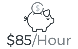 e-vos charges clients seventy five dollars per hour for IT support services